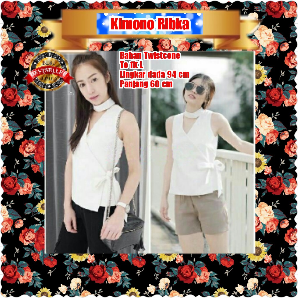 KIMONO RIBKA / BLOUSE TERPOPULER TERLARIS TERMURAH