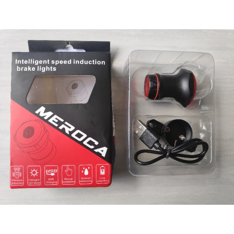 Lampu Belakang Saddle Sepeda Meroca not Rockbross