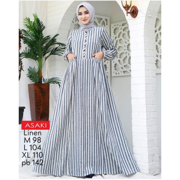 GAMIS ASAKI GAMIS FLANEL GAMIS LINEN GAMIS KOTAK KOTAK GAMIS MURAH