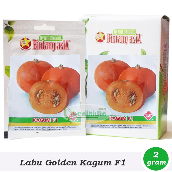 Benih-Bibit Labu Golden Kagum F1 (Bintang Asia)