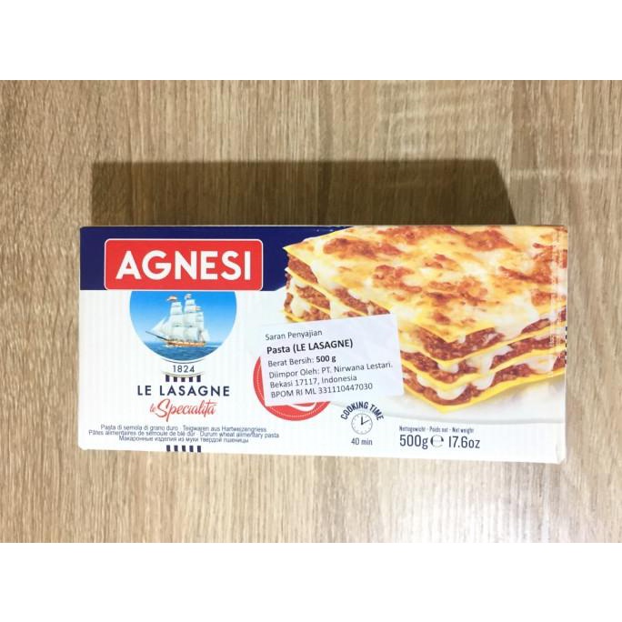 

Agnesi Lasagna 500gr