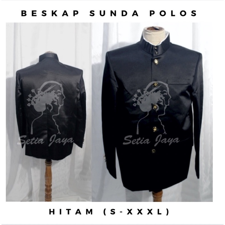 Beskap Sunda Polos dan Bordir/ Beskap Basofi Among Tamu