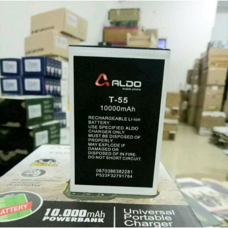 Baterai batre Aldo t55 original