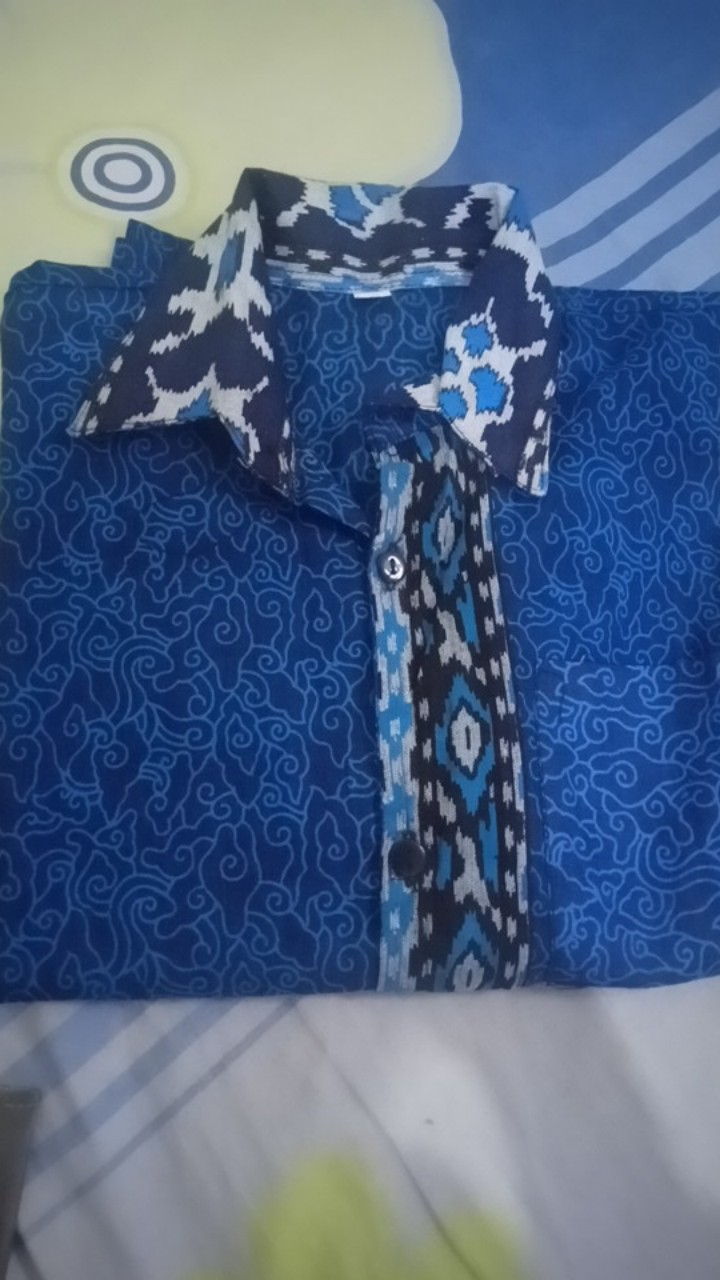 Kemeja Batik Anak Lengan Panjang Untuk Anak Usia 1-14 Tahun Termurah