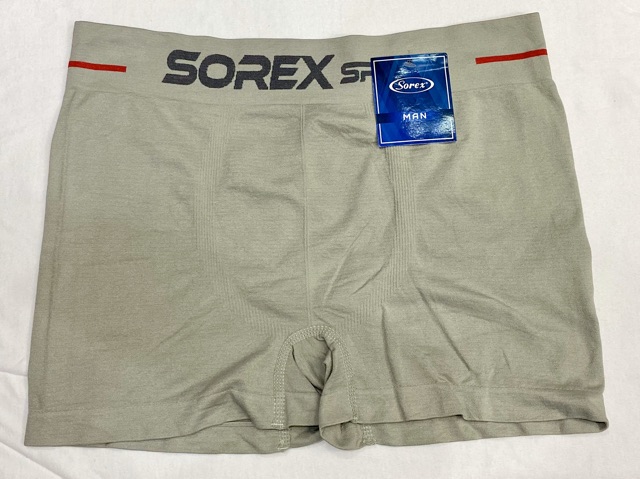 CD pria | Celana Dalam Boxer Pria SOREX-MAN M3802 Bahan Rajut/Spandex isi 2pcs