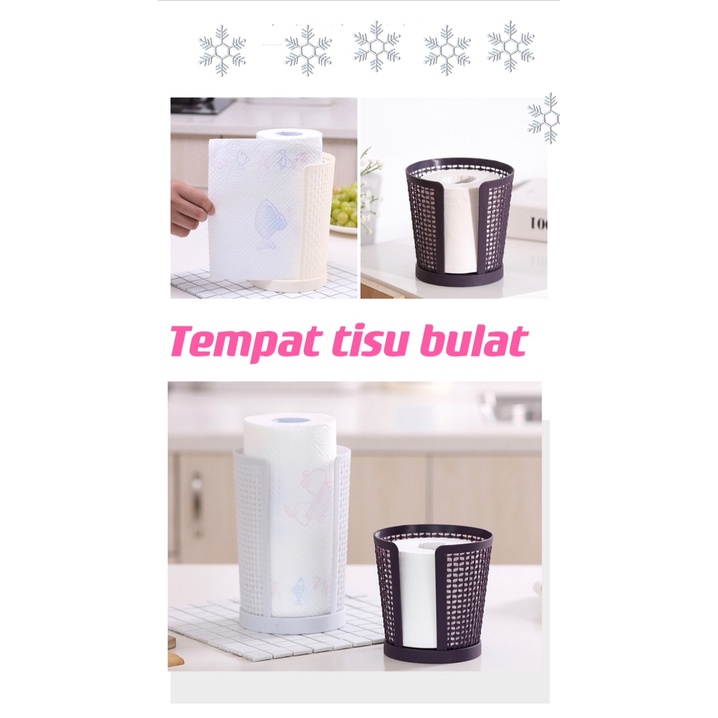 Tempat Tisu Bulat/ Tisu Gulung