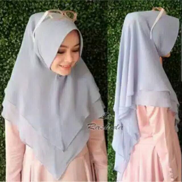 Khimar syari 2 layer