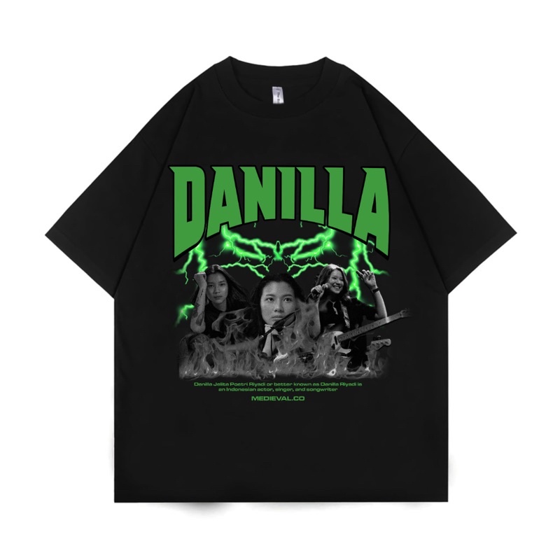 T-SHIRT | DANILLA RIYADI | OVERSIZE | BOOTLEG | RAP TEE MUSIK TESS | VINTAGE | KAOS BAJU PRIA WANITA