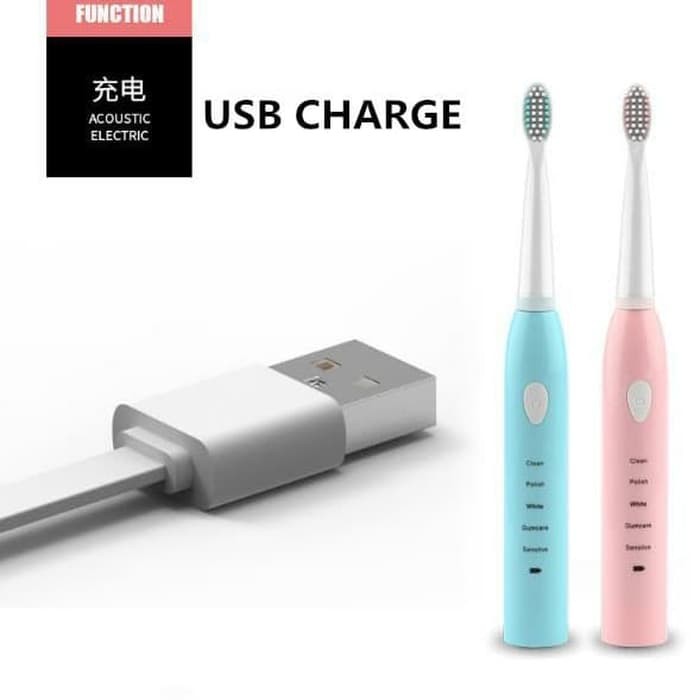 sikat gigi elektrik/electric toothbrush with sonic vibration