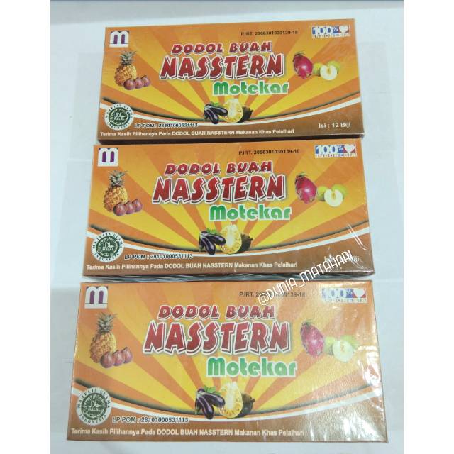 

Dodol Buah Nasstern Motekar