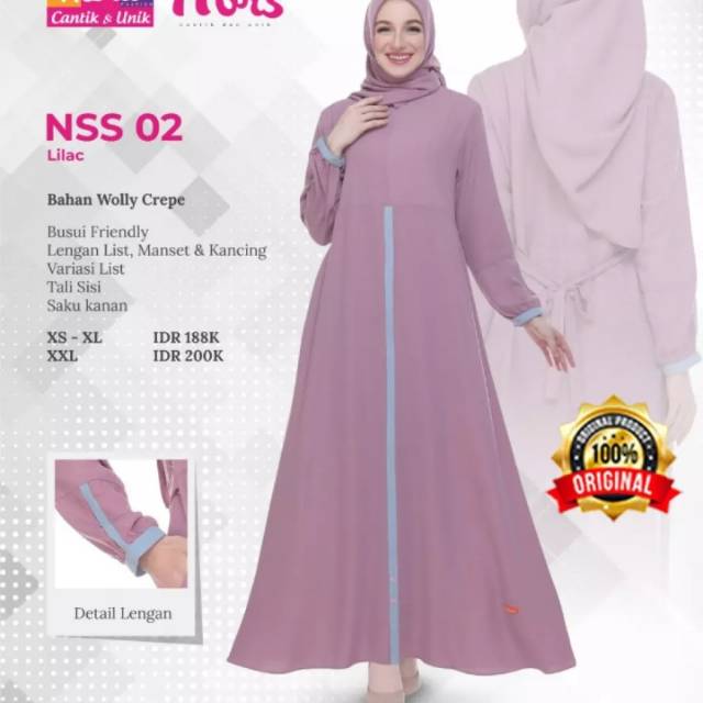 Nibras NSS 02,gamis nibras terbaru 2019