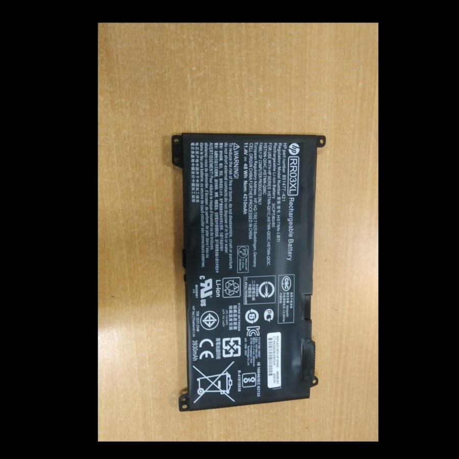 Baterai HP ProBook 430 G4 440 450 455 470 RR03XL ORIGINAL