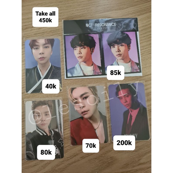 Photocard Johnny Jaehyun Loveholic Arrival Weklit SG 21 Neozone