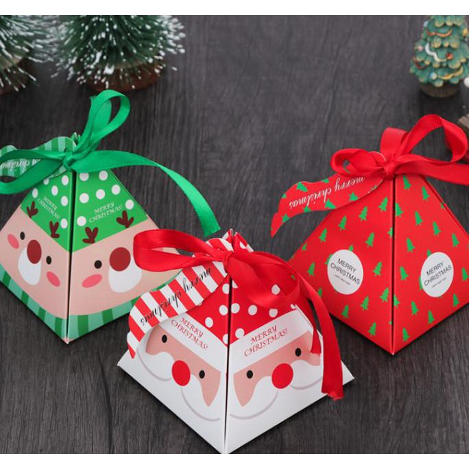 

Kotak SEGI3 natal , kotak souvenir natal kotak kado bingkisan natal - KOTAK MIX WARNA