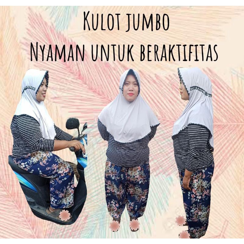 Celana kulot jumbo (MUAT SAMPAI BB 110KG)