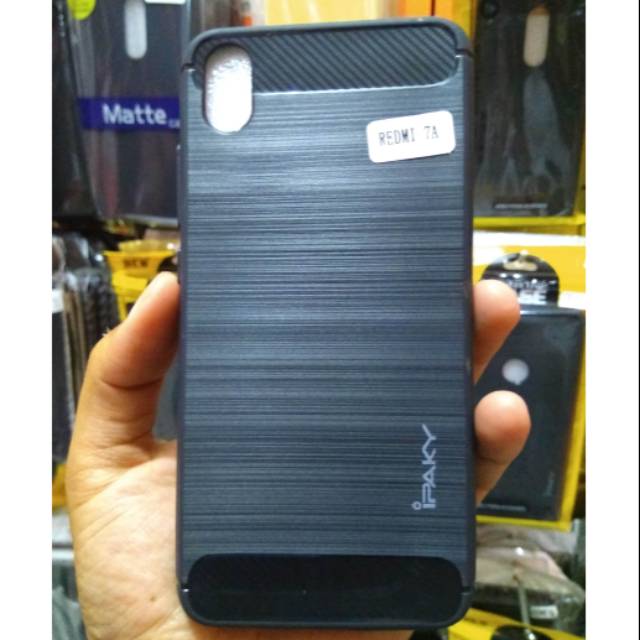 CASE XIAOMI REDMI 7A IPAKY CARBON FIBER XIAOMI REDMI 7A SOFT CASE