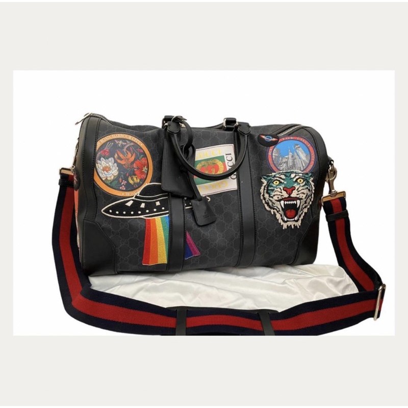 Preloved Gucci Duffle Bag Supreme Coated Canvas - Original