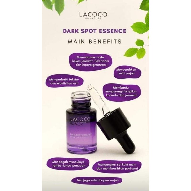 menghilangkan flek hitam bembandel ( lacoco anti flek ) nasa original