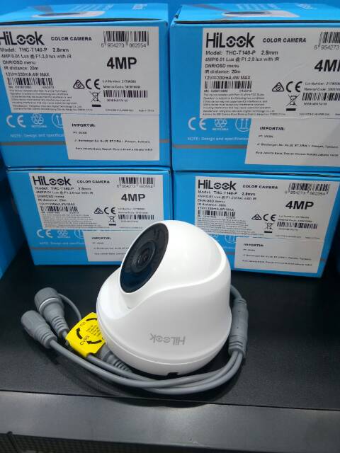 Paket cctv 8 chanel hilook 4mp +hdd 1 TB komplit tinggal pasang murah dan garansi 2 tahun