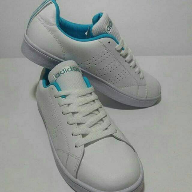 Sepatu Adidas Neo Advantage Blue Pink Green Silver Black Snekers Wanita Keren Murah