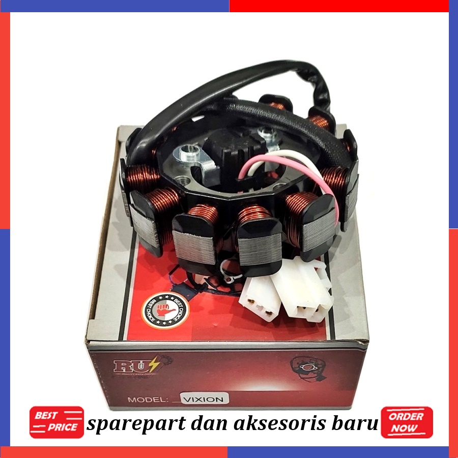 SPUL VIXION SPAREPART KELISTRIKAN MOTOR RUI