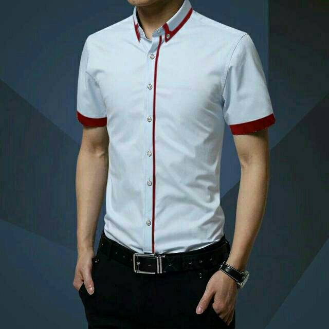 Kemeja Pria Lengan Pendek Kemeja Gandy