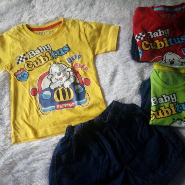 Stelan cubitus baby ukuran 12m,24m/baju anak laki laki/baju baby/baby boy/baju branded/baju murah