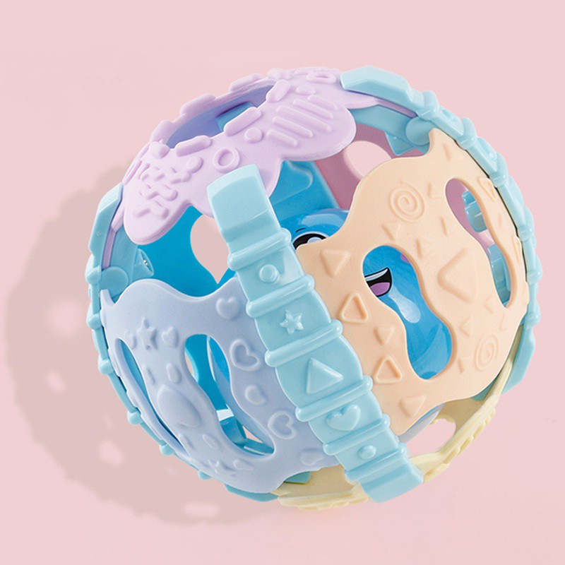Mainan Bola Bayi Soft Silicone - Rattle Teether Toys M203