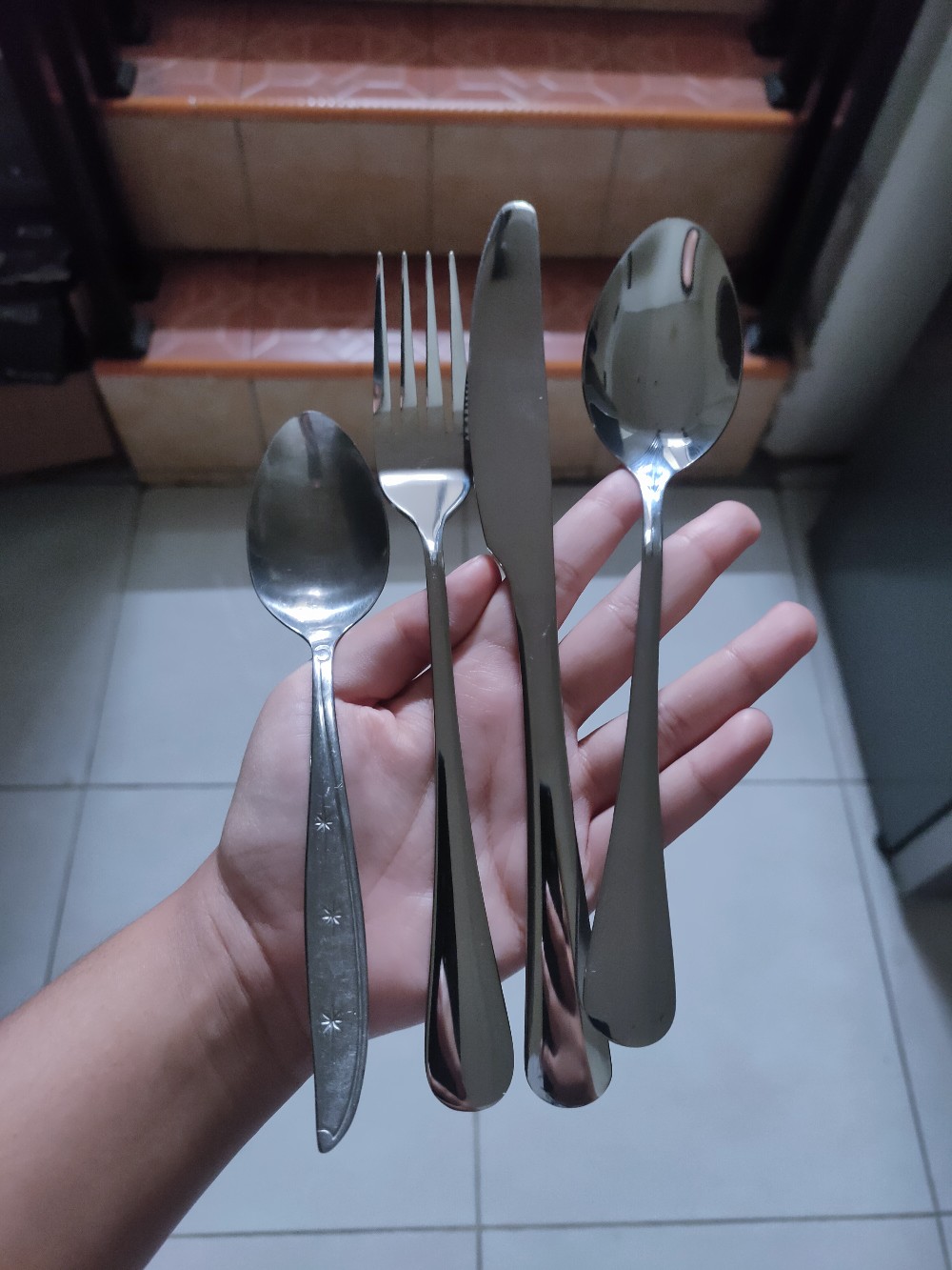 Perfin Pxg01-pxg02 Sedota Stainless & Cutlery Travel Set # Silver