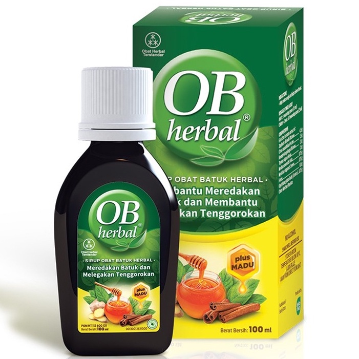 OB Herbal 100ml // 60ml - Obat Batuk sirup