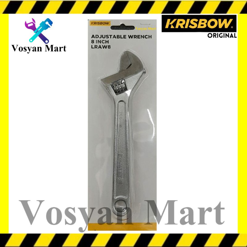 Krisbow Kunci Inggris 8 inch || Kunci Inggris Krisbow 8 inch || Adjustable Wrench Krisbow