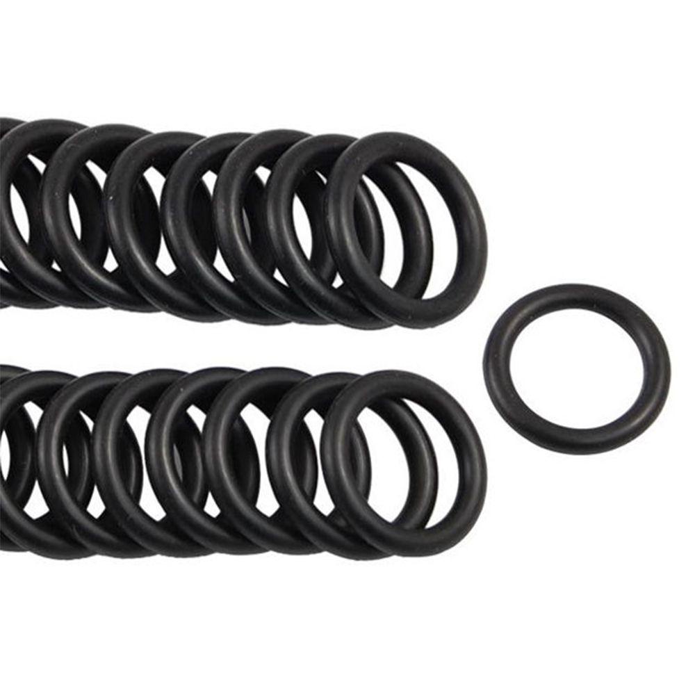 TOP 100pcs /Set O-Rings Cacing Wacky Rig Ledeng Gigitan Ikan Karet Hitam