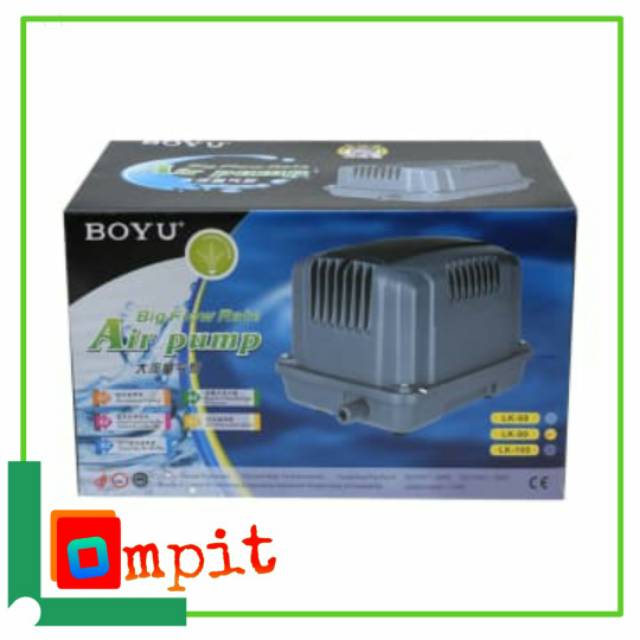 BOYU Aerator/ Pompa Udara Kolam aquarium Big Flow LK100