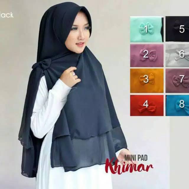 Jilbab Instan Syari 2layer / Khimar 2layer