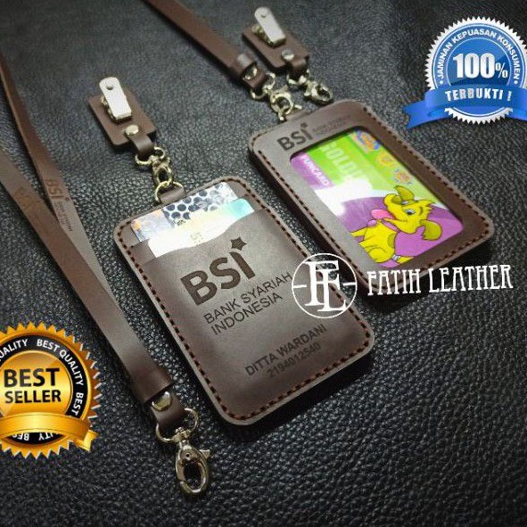 

⭐⭐⭐⭐⭐ NAME TAG KULIT ID CARD HOLDER CUSTOM - NAME TAG CUSTOM KULIT ASLI PREMIUM