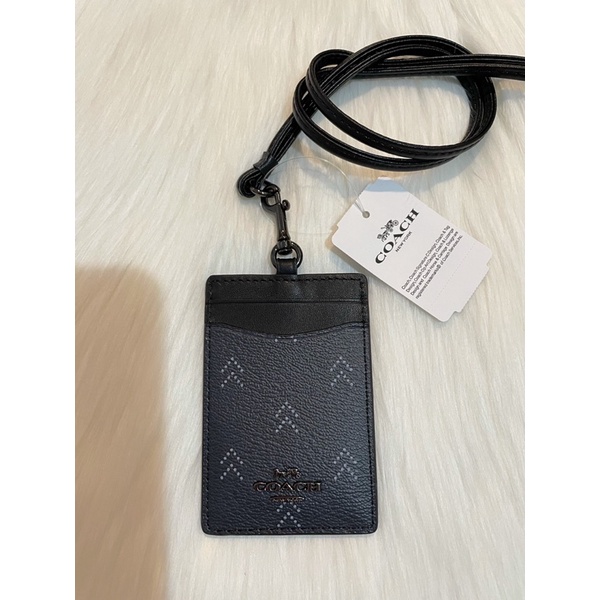 Promosi Baru Coach Logo Metal Arrow Lanyard || Name Tag || ID Card Holder 100% Asli