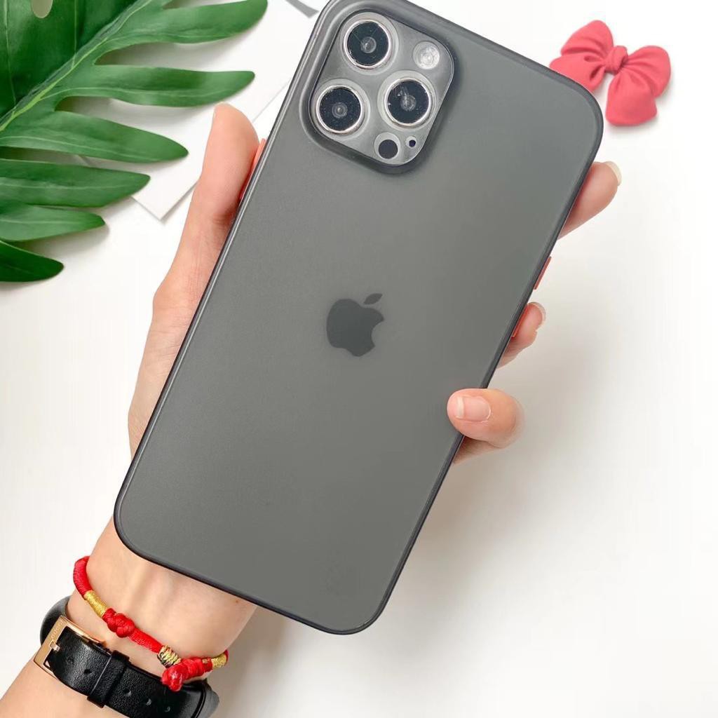 Ultra slim Thin matte PP CAMERA COVER IPHONE 12 MINI 11 12 PRO MAX X XR Xs Max case Casing