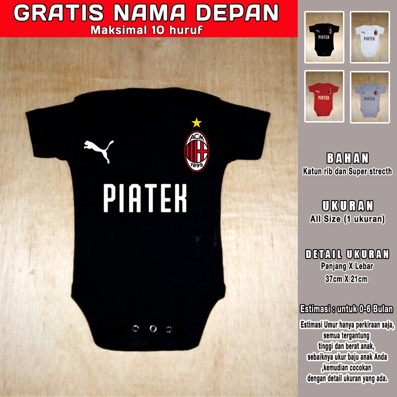 Jumper Bayi ACM New Logo GRATIS NAMA  DEPAN  Baju Bayi 