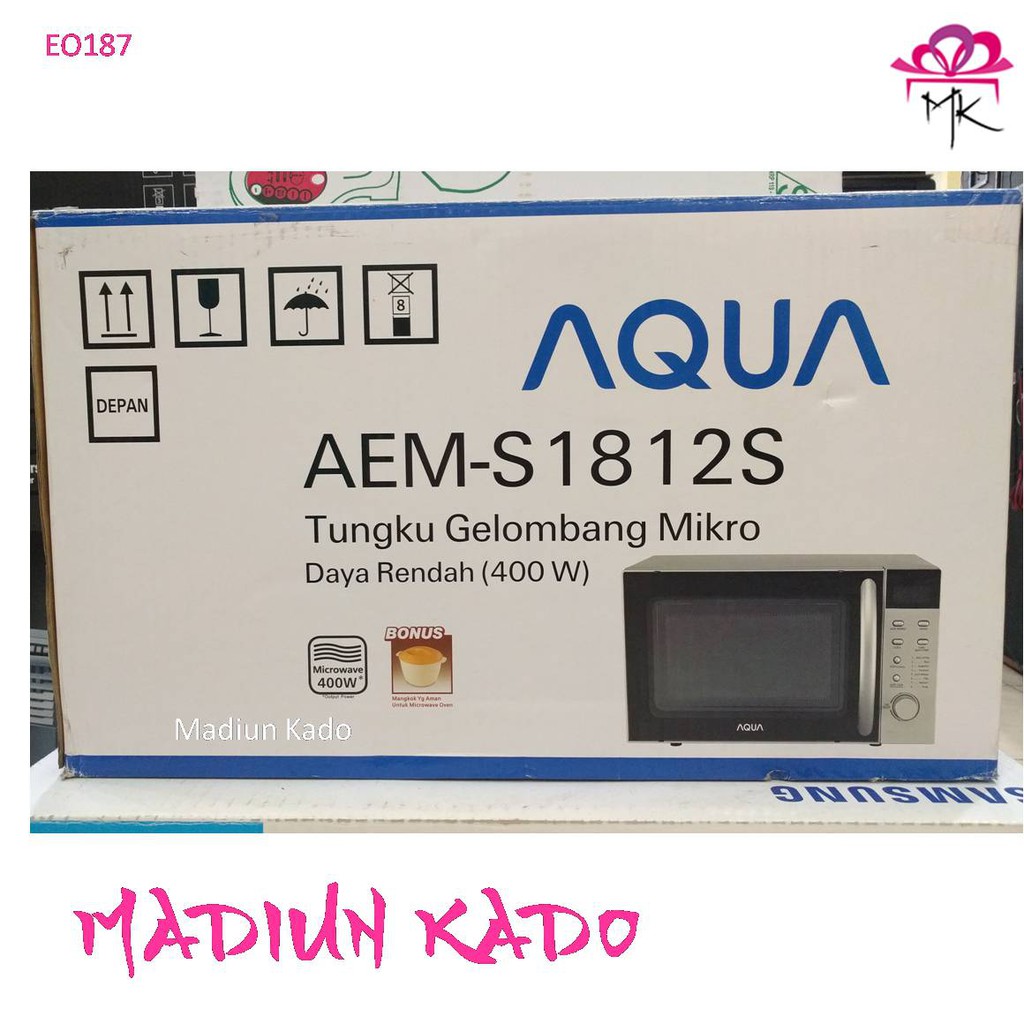 Microwave Aqua AEM-S1812S Kapasitas 17 Liter 400 Watt