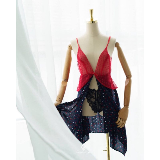 [Safiyya Syari] Julie Dress / Baju Tidur Wanita / Baju Tidur Sexy/Lingerie