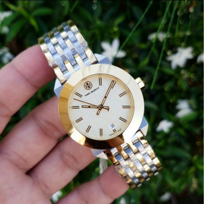 Jam tangan wanita TORY BURCH TRB 8002 8000 Quartz, all stainless steel