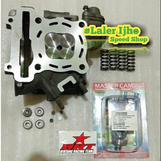 Head kop ORI custom 22/19 set noken as BRT type t perklep jupiter MX Vixion old