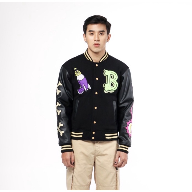 Billpro x Muklay V2 Outer - Mind Terror Varsity Jacket