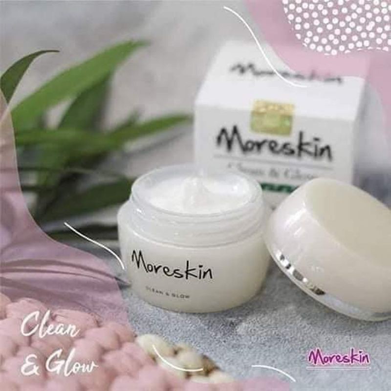 Moreskin cream glowing, pengencang wajah
