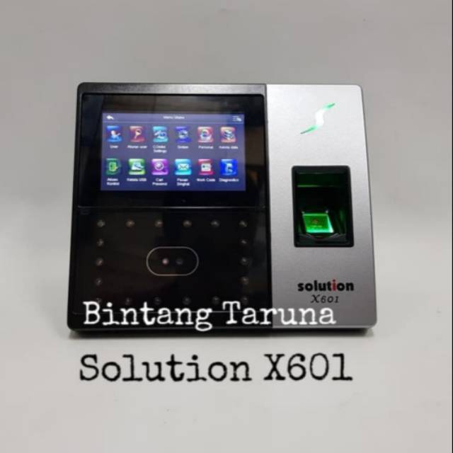 Mesin Absen Sidikjari Solution X601 Mesin Absen Finger Solution X601