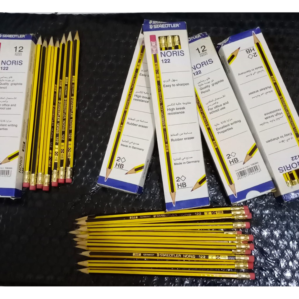 

PENSIL 2HB STAEDTLER NORIS 122 ISI 12PC