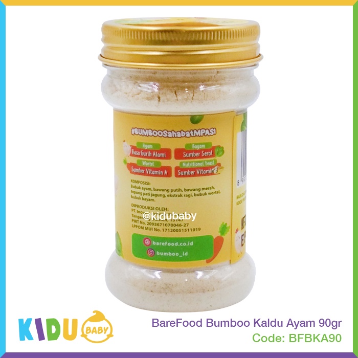 Barefood Bumboo Kaldu Anak MPASI No MSG Bumbu Dapur 90gr Kidu Baby