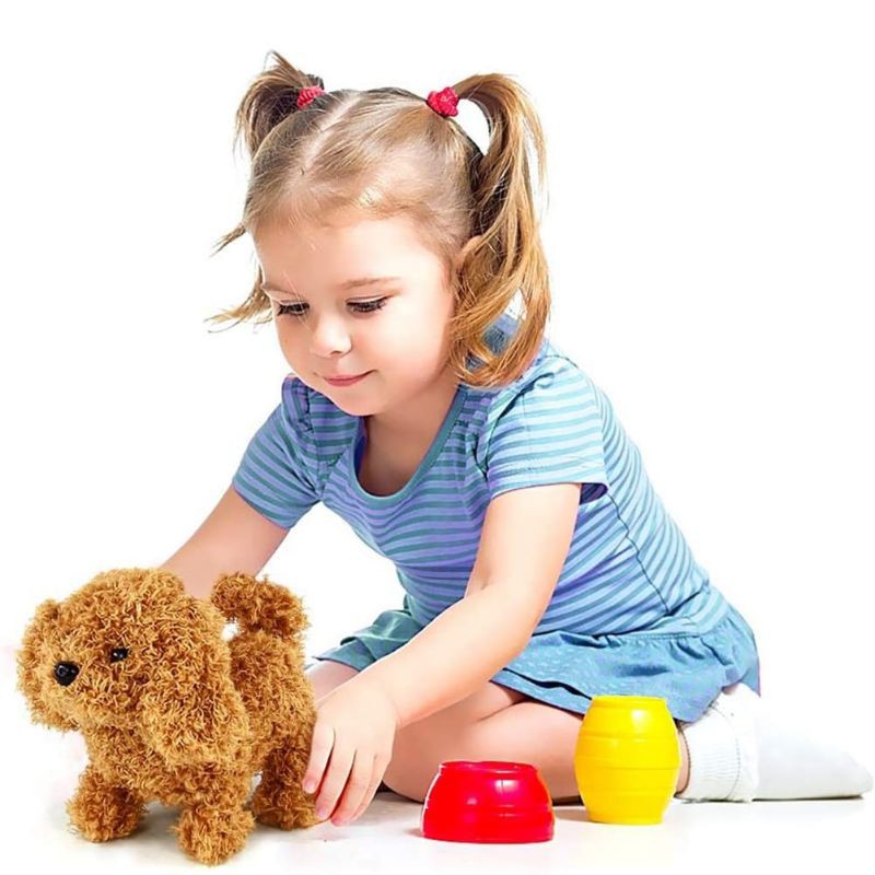 ROBOT ANJING PUDEL, BONEKA ANJING PUDEL LUCU BERGERAK DAN BERSUARA