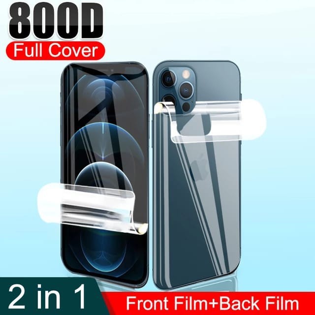 IPHONE 6 6G 6s 7 8 Plus X XS XR 11 PRO MAX 12 / PRO / MINI / PRO MAX HYDROGEL FULL BODY FRONT BACK