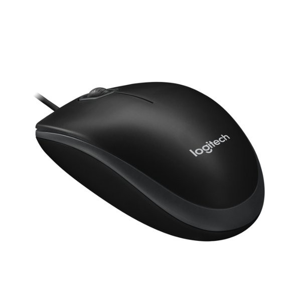 Logitech B100 Optical Mouse USB - Black